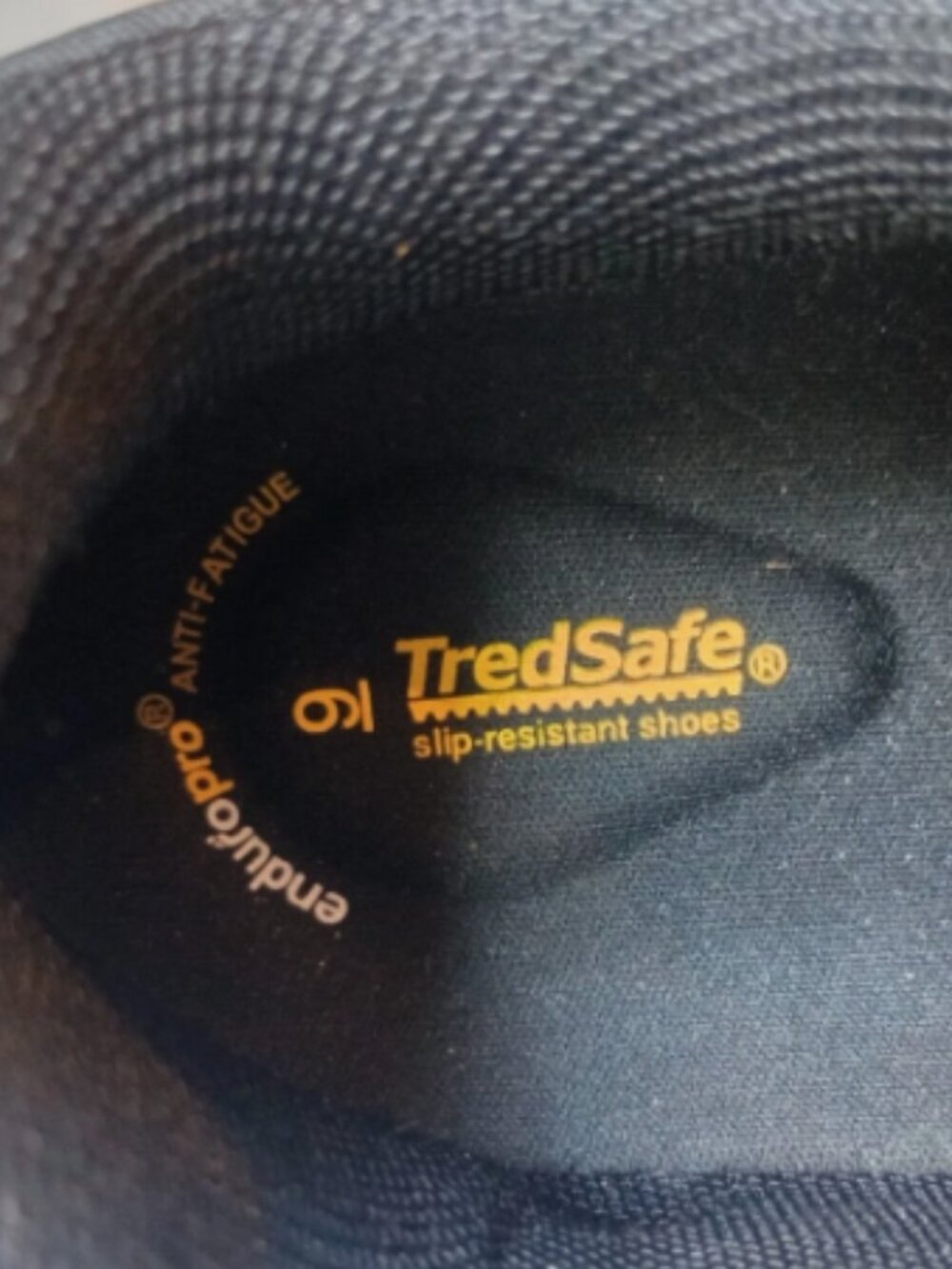 Tredsafe‎ Black Slip Resistant Shoes Women Size 9 - Picture 6 of 6